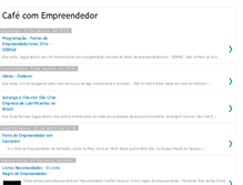 Tablet Screenshot of cafecomempreendedor.com.br